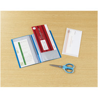 コクヨ（KOKUYO） クリヤーブック＜ノビータ＞ 固定式 長3封筒 20枚 20ポケット 青 ラ-NR320B 1セット（5冊入）（直送品）