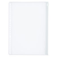 コクヨ ルーズリーフ用ポケットファイル チャックポケット ノ-884 1セット(10枚)