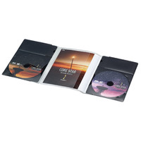 コクヨ（KOKUYO） CD用ケース<MEDIA PASS> トールサイズ 2枚収容 10枚 黒 EDC-DME2-10D 1パック（20枚入）（直送品）