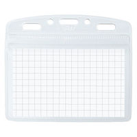 コクヨ 名札用防水ソフトケース 密閉チャック式 ナフ-BC180 1セット（30個入）