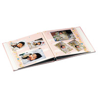 コクヨ（KOKUYO） ジョイナーアルバム<誕生用>ビスタイプ Lサイズ台紙8枚付 キラキラメロディー女 ア-LB53-6 1冊（直送品）