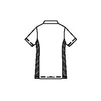 KAZEN スクラブ男女兼用 ネイビーxワイン 4L 971-48 1枚　スクラブ（直送品）