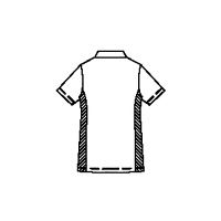 KAZEN レディススクラブ(前開き) ワインxネイビー 4L 972-45 1枚　スクラブ（直送品）