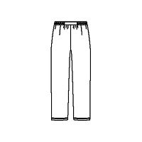 KAZEN レディススラックス 医療白衣 ネイビー 3L KZN613-50（直送品）
