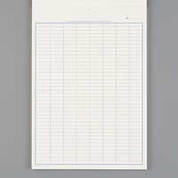コクヨ 集計用紙 A4縦 縦罫8列 横罫40行 50枚 シヨ-21 1セット（6冊）