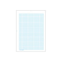 コクヨ PPC用原稿用紙 A4縦 7mm方眼 コヒ-117N 1セット(200枚:50枚×4冊)