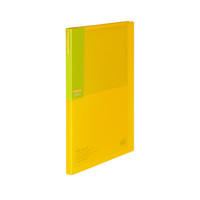 コクヨ（KOKUYO） クリヤーブックC<カラータグ> 固定式 A4縦 20枚 20ポケット 黄色 CTラ-C20Y 1セット（20冊入）（直送品）