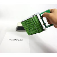 コクヨ 回転印 欧文数字 特大号8連 明朝体 IS-20-8 1個