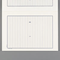 コクヨ 罫紙 B4 高級薄紙(和紙 藍刷) 100枚 ケイ-30N 1セット(2冊)