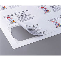 コクヨ マルチカード 名刺 クリアエッジ 標準口 白 A4 10面 1セット（1000枚：100枚×10袋）