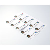 コクヨ マルチカード 名刺 マイクロミシンカット 厚口 白 A4 10面 1セット（50枚：10枚×5袋）