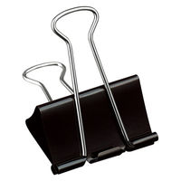 コクヨ ダブルクリップ<Scel-bo>超特大 黒 10個 クリーJ31D 1セット(30個:10個入×3箱)