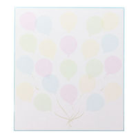 デザインフィル カラー色紙 シール付 半透明 風船柄 33211006 1セット(2枚)