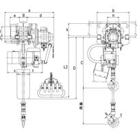 キトー エアホイスト TCRM04PSxLC030 1台（直送品）