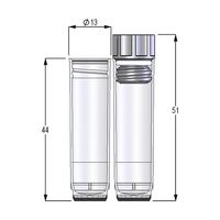 2Dバーコード付クライオチューブ Internall thread 4.0mL プレキャップ バルク 480本 MP52440-Z20（直送品）