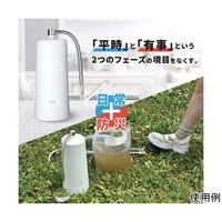 サイテックス たっぷり大容量タイプ浄水器 SYKM6S 1台 67-8022-27（直送品）