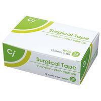 Ciメディカル サージカルテープPRO 不織布(白) 12.5mm×9m 24巻入 63-4158-09 1箱(24巻)（直送品）
