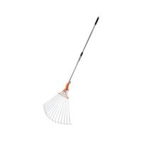 アークランズ W伸縮式 ガーデンレーキ 大 714148 1本 62-9950-53（直送品）