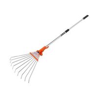 アークランズ W伸縮式 ガーデンレーキ 小 714149 1本 62-9950-54（直送品）