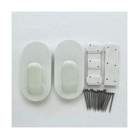 日軽産業 壁面フック ホワイト 2個入 MC-001W 1パック(2個) 63-7912-55（直送品）