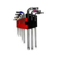 アークランズ 9本組カラーリング付ヘックスローブ いじり止め L型レンチセット GTHX-90 1セット 62-9939-41（直送品）