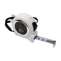 アークランズ ロック付きメジャー(JIS付) 2m×16mm ホワイト 478138639 1個 62-9941-12（直送品）