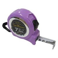 アークランズ ロック付きメジャー(JIS付) 7.5m×25mm バイオレット 478138643 1個 62-9941-16（直送品）