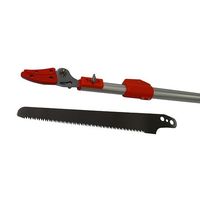 アークランズ CLUB.J 軽量伸縮式高枝切鋏 標準刃 キャッチ付 CJ-1901OR 1本 64-3674-28（直送品）