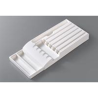 オークス 包丁トレー ホワイト K16 1台 67-5199-60（直送品）