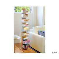 オークス ブックタワー ハイタイプ 29.5×29.5×144cm ナチュラル L52NA 1個 62-9938-47（直送品）