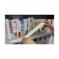 北川工業 本棚・卓上の転倒防止 タックフィット ガードテープ ホワイト 4cm×2.5m TF-GT0425-W 1巻 63-7941-55（直送品）