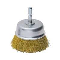 高儀 PZ 六角軸カップブラシ真鍮 5402 65mm 1307266 1個 63-7073-11（直送品）