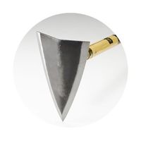 高儀 菊堂鋼付三角ホー 柄210mm 2008381 1個 64-4065-62（直送品）