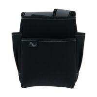 高儀 電工腰袋3点セット 2段 ブラック 65-9831-88 1個(3点セット)（直送品）