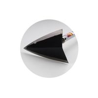 高儀 村国シルバーパイプ柄三角ホー 全鋼210mm 2042350 1個 64-4065-48（直送品）