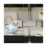 日本ロックサービス 防寒強化ロック ハイセキュリティショーケースロック DS-SK-1U 1セット 63-7938-98（直送品）