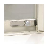 日本ロックサービス 防犯強化ロック窓用 はいれーぬ鍵付 27mm×127mm×22mm DS-H-15V 1セット 63-7939-27（直送品）