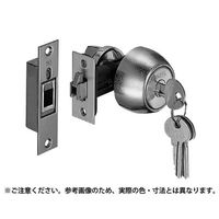 シロクマ チューブラ鎌錠(玄関)ヘアーライン 372-05 1個 61-9549-69（直送品）