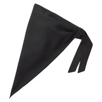 サーヴォ ”涼感・防脱色” 2WAY三角巾バンダナ帽 F ブラック BC5101-B9 1着（直送品）