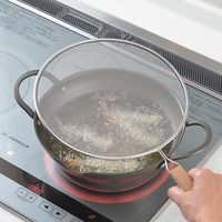 タマハシ 天ぷら名人 油はね防止ネット 25cm TM-04 1個（直送品）