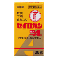 セイロガン糖衣A36錠 大幸薬品 軟便 下痢 食あたりに 臭いがなく飲みやすい錠剤【第2類医薬品】