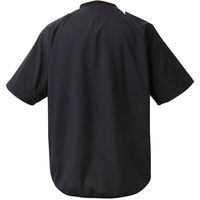 DESCENTE(デサント) バレーボール ピステシャツ 半袖プラクティスピステ O ブラック×ホワイト DVB3322B（直送品）