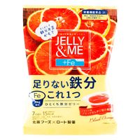 JELLY&ME 鉄分ブラッドオレンジゼリー（7個入）1セット（1袋×6） 北辰フーズ ゼリー 個包装