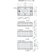 パンチ工業 ホルダーガイドポスト用スペーサ MMABPS25-50 1個 394-2064（直送品）
