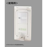TERADA 屋外コンセント用カバー RDS30200CL 1個 455-5960（直送品）