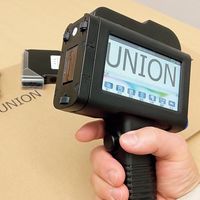 ユニオン 1インチ ハンディプリンター用 インクジェットカートリッジ Black Ink Cartridge EB22BL 64040111（直送品）