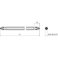 近江精機 近江 六角6.35 溝9差込 Wビット +2 全長300 硬度E V17W-2-300-E 1セット(10本) 409-7228（直送品）