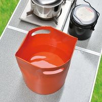 オーミケンシ 折りたたみコンパクトバケツ OD069 1セット(5個) 566-1705（直送品）