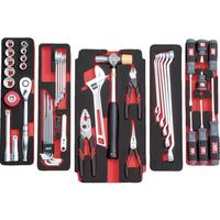 京都機械工具 KTC 工具セット(両開きプラハードケースタイプ)[52点] SK4520P 1セット 553-2954（直送品）