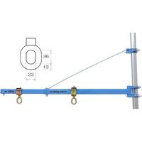 スリーエッチ HHH パイプマウントジブクレーン PMJ 1セット 360-4959（直送品）